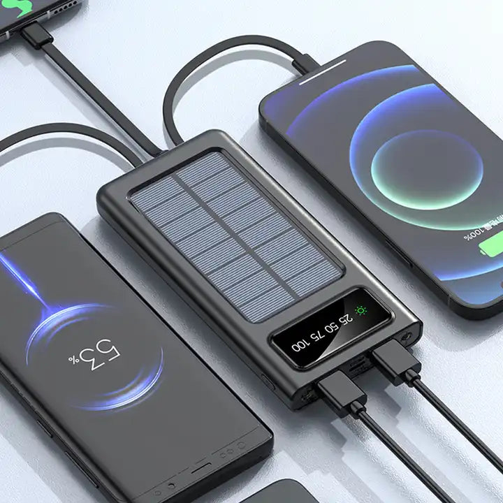 Maxovel™ solar-power-bank-2000cmah-fast-charging-built-in-cable