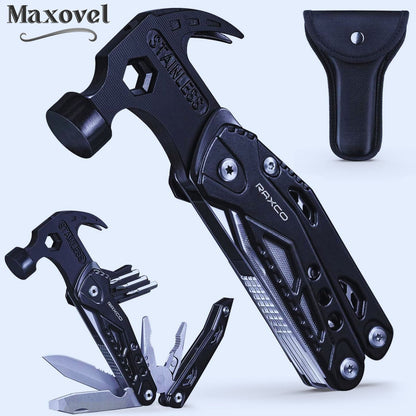 15-in-1 Multifunction Claw Hammer & Tool Set