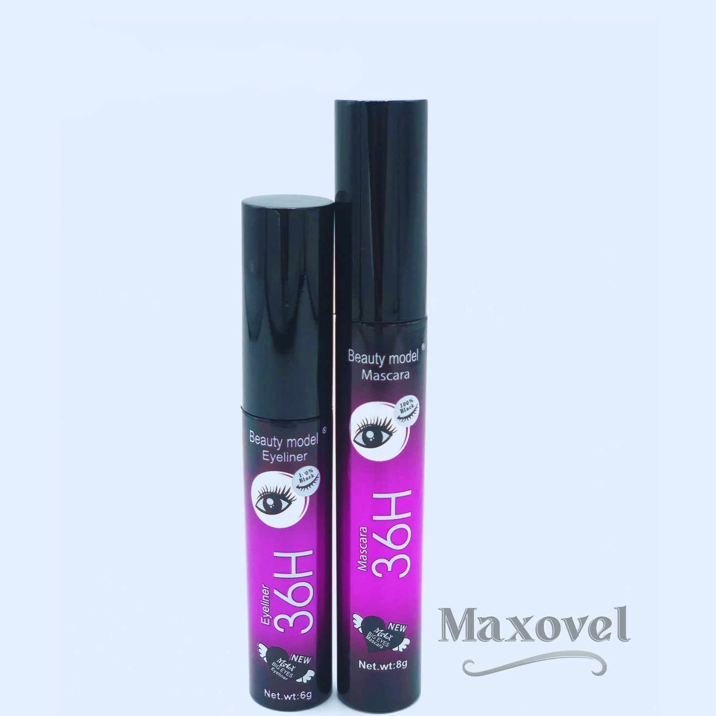 Liquid Eyeliner Pencil + Waterproof Mascara Set